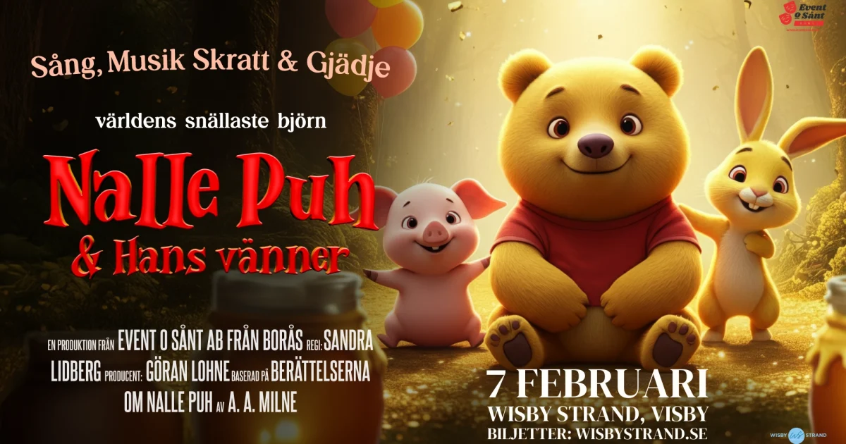 Nalle Puh Och Hans V nner Wisby Strand Nalle Puh Och Hans V nner Wisby Strand